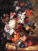 HUYSUM, Jan van Bouquet of Flowers in an Urn sf Norge oil painting reproduction